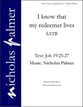 I know that my Redeemer lives SATB choral sheet music cover